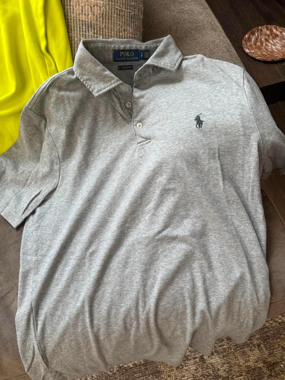 Polo by Ralph Lauren Light Gray Short-Sleeve Polo Shirt